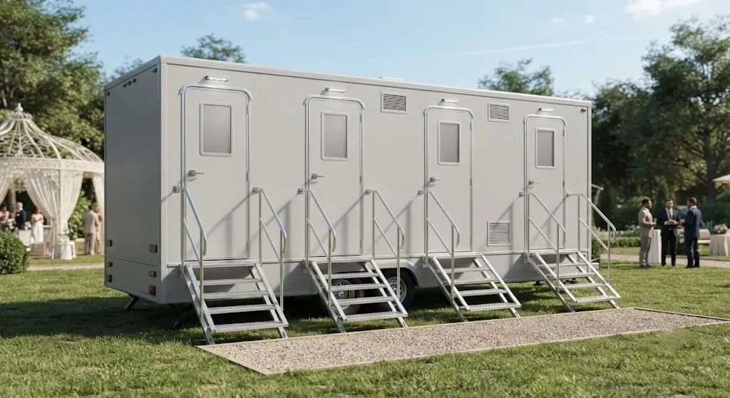 4 Stall Restroom Trailer in Waukegan, IL