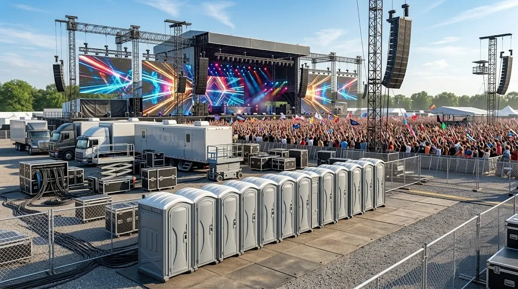 Concert Restroom Rental in Waukegan, IL