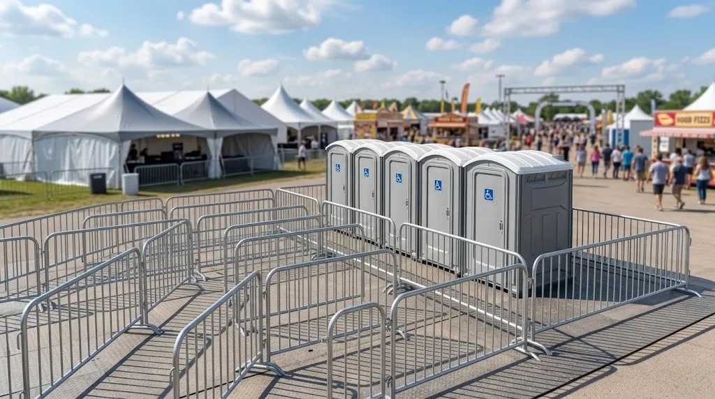 Crowd Control Barrier Rental in Waukegan, IL